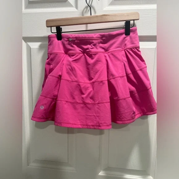 Lululemon Pace Rival Mid Rise Skirt *Tall- Sonic Pink- Size 6 Tall - Picture 7 of 16